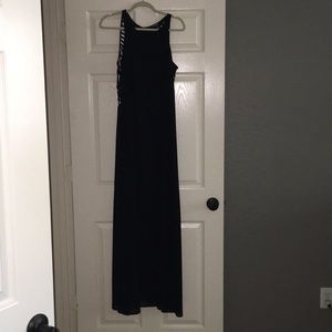 Black maxi dress